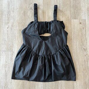 Womens Amazon Black Tennis Mini Dress - L